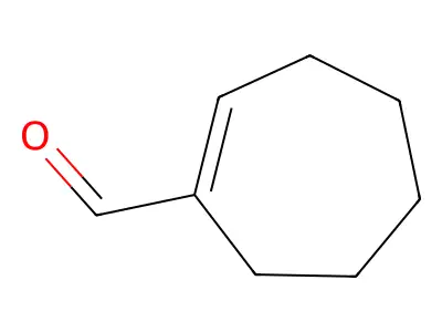 1-Cycloheptene-1-carboxaldehyde structure