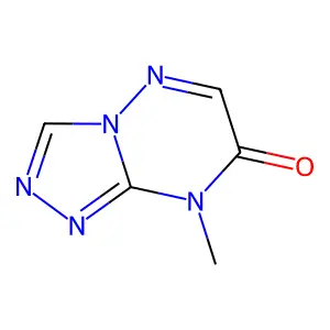 1,2,4-Triazolo[4,3-b][1,2,4]triazin-7(8H)-one, 8-methyl- structure
