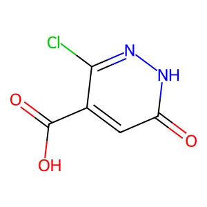 3-Chloro-6-hydroxy-4-pyridazinecarboxylic acid structure