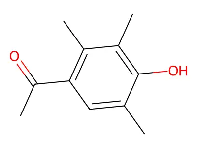 1-(4-Hydroxy-2,3,5-trimethylphenyl)ethan-1-one structure
