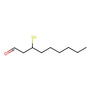 3-Mercaptononanal structure