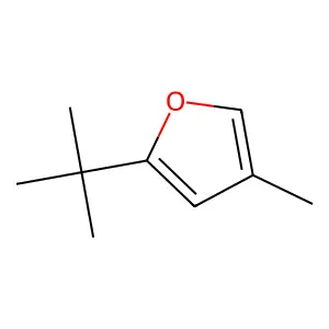 Furan, 2-(1,1-dimethylethyl)-4-methyl- structure