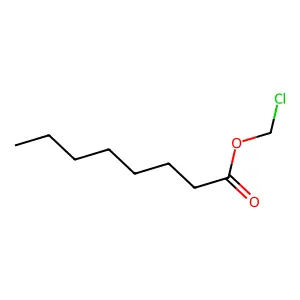 Chloromethyl octanoate structure