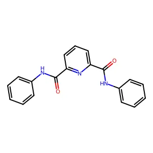 2-N,6-N-diphenylpyridine-2,6-dicarboxamide structure