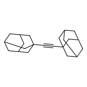 1,1'-(Ethyne-1,2-diyl)di(tricyclo[3.3.1.1~3,7~]decane) structure
