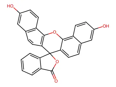 Naphthofluorescein structure