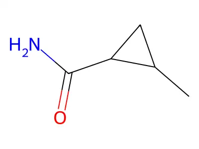 2-Methylcyclopropane-1-carboxamide structure