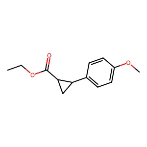 rac-ethyl (1R,2R)-2-(4-methoxyphenyl)cyclopropane-1-carboxylate structure