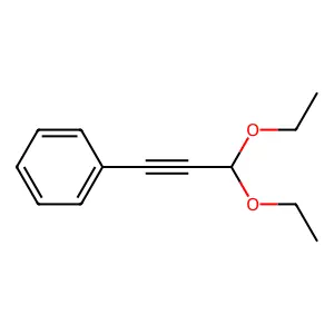 Phenylpropargyl aldehyde diethyl acetal structure