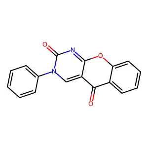 3-phenyl-2H-chromeno[2,3-d]pyrimidine-2,5(3H)-dione structure