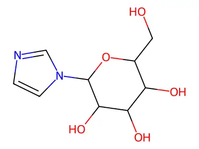 1-Hexopyranosyl-1H-imidazole structure