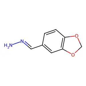 1,3-Benzodioxole-5-carboxaldehyde, hydrazone structure