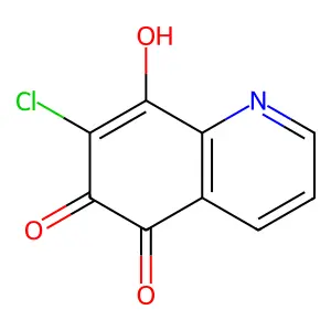 7-Chloro-8-hydroxyquinoline-5,6-dione structure