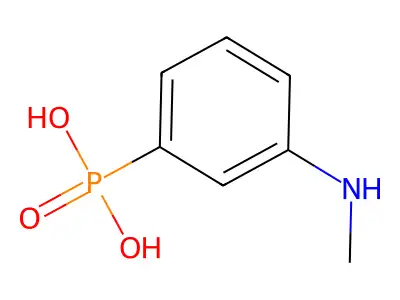 Phosphonic acid, (m-methylaminophenyl)- structure