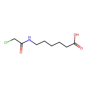 6-(2-Chloroacetamido)hexanoic acid structure