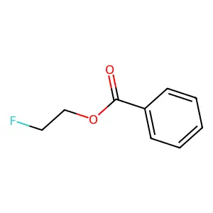 Benzoic acid, 2-fluoroethyl ester structure
