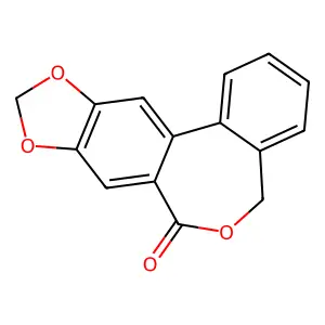 10H-6,9,11-Trioxabenzo[3,4]cyclohepta[1,2-f]inden-7(5H)-one structure