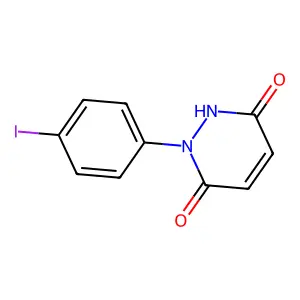 2-(4-iodophenyl)-1H-pyridazine-3,6-dione structure