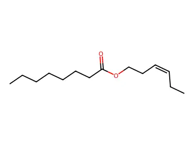 Hex-3-enyl octanoate structure