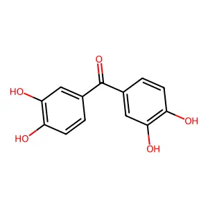 Bis(3,4-dihydroxyphenyl)methanone structure