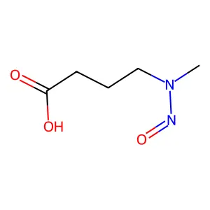 4-(Methylnitrosoamino)butanoic acid structure