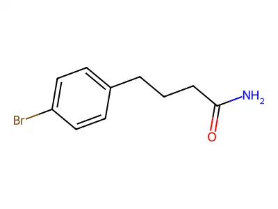 4-(4-Bromophenyl)butanamide structure
