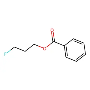 Benzoic acid, 3-fluoropropyl ester structure