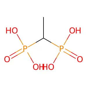 亚乙基二膦酸 structure