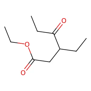 Ethyl 3-ethyl-4-oxohexanoate structure