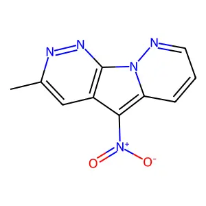 3-Methyl-5-nitropyrrolo[1,2-b:5,4-c']dipyridazine structure