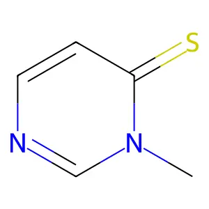3-methylpyrimidine-4(3H)-thione structure