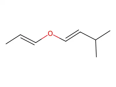 (E)-(3-Methyl-1-butenyl) (E)-1-propenyl ether structure