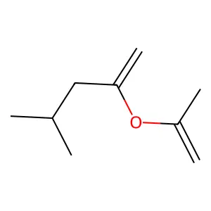 2-(2-Methylvinyloxy)-4-methyl-1-pentene structure