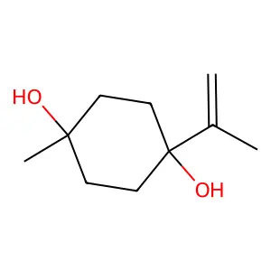 1-Isopropenyl-4-methyl-1,4-cyclohexanediol structure