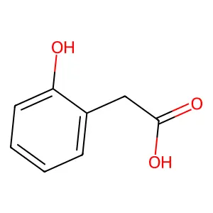 (2-Hydroxyphenyl)acetic acid structure