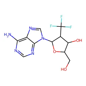2'-Deoxy-2'-(trifluoromethyl)-Adenosine structure