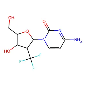 2'-Deoxy-2'-(trifluoromethyl)Cytidine structure