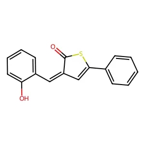 3-[(2-Hydroxyphenyl)methylidene]-5-phenylthiophen-2-one structure