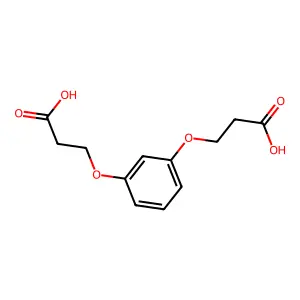 3,3'-[1,3-Phenylenebis(oxy)]dipropanoic acid structure