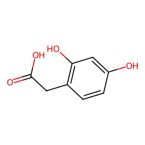 2,4-Dihydroxyphenylacetic acid structure