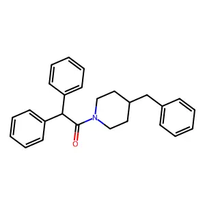 1-(4-Benzylpiperidin-1-yl)-2,2-diphenylethanone structure
