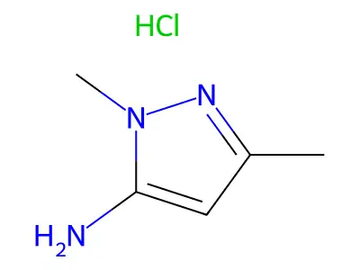 1,3-dimethyl-1H-pyrazol-5-amine hydrochloride structure