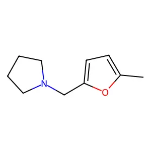 1-[(5-Methyl-2-furanyl)methyl]pyrrolidine structure