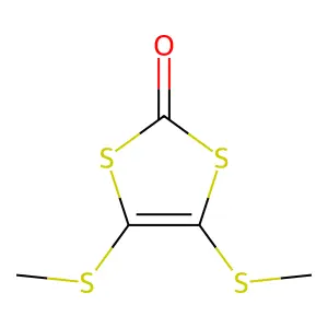 4,5-Bis(methylthio)-1,3-dithiol-2-one structure