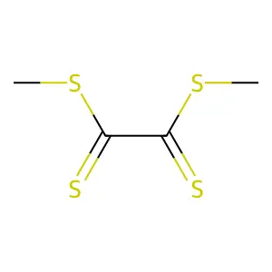 Dimethyl tetrathiooxalate structure