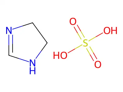 4,5-二氢-1H-咪唑硫酸盐(1:1) structure