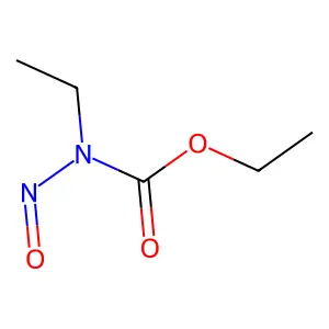 Ethyl N-ethyl-N-nitrosocarbamate structure