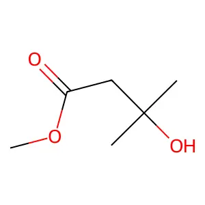 Methyl 3-hydroxy-3-methylbutanoate structure