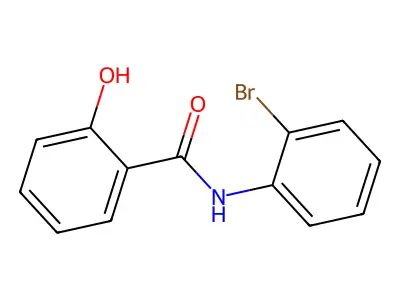 N-(2-bromophenyl)-2-hydroxybenzamide structure