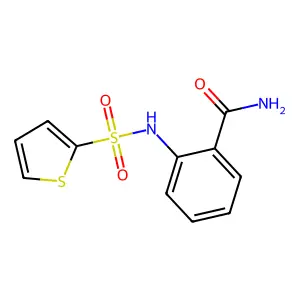 N-[5-(ethylsulfanyl)-1,3,4-thiadiazol-2-yl]-2,2-dimethylpropanamide structure